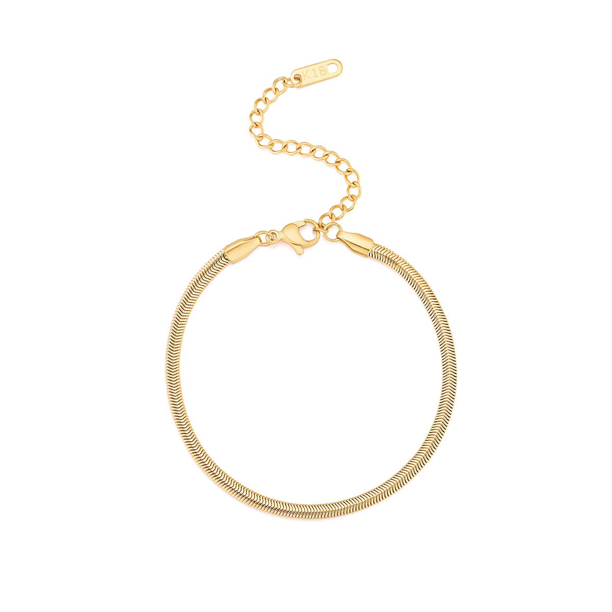 BYOU Jewelry - Gold Snake Bracelet – BYOUJEWELRY