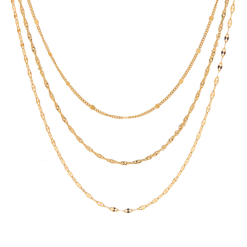 Hailey Three-Layered Necklace