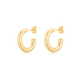 20mm Gold Hoop Earrings - BYOUJEWELRY