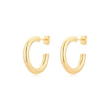 25mm Gold Hoop Earrings - BYOUJEWELRY