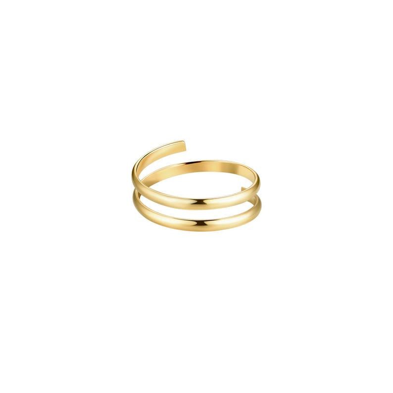 Aline Double Ring - BYOUJEWELRY