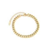 Charlotte Curb Chain Bracelet - BYOUJEWELRY