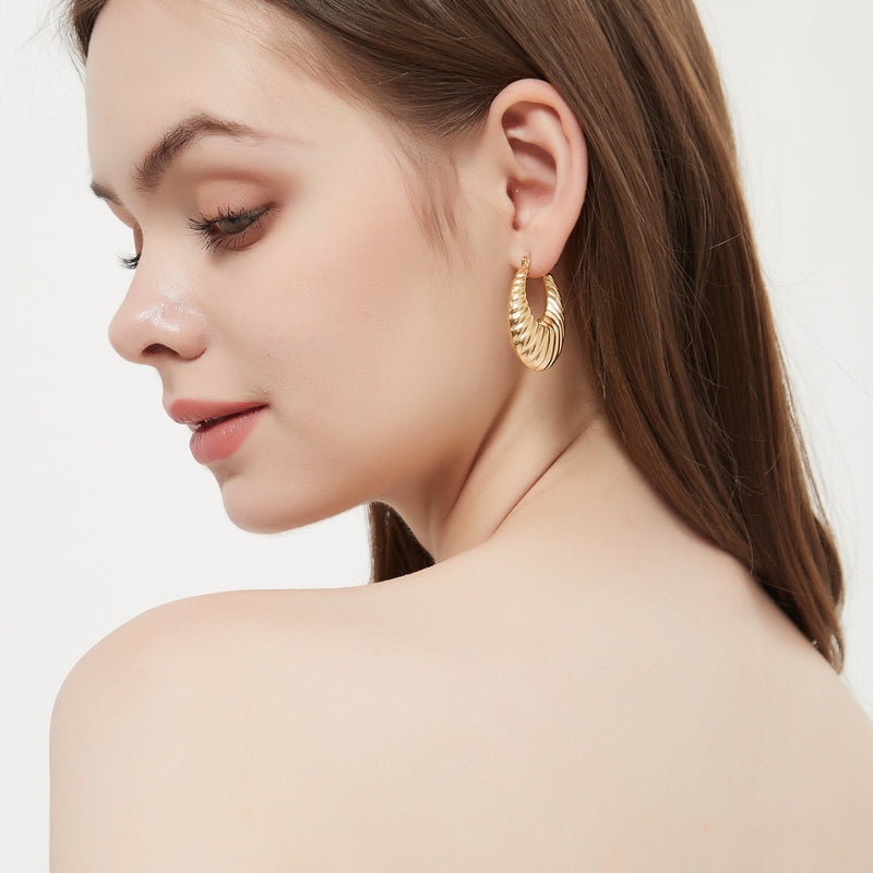 Iva Hoop Earrings - BYOUJEWELRY