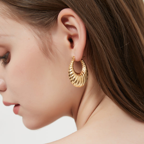 Iva Hoop Earrings - BYOUJEWELRY