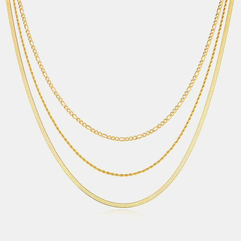 Joelle Three-Layered Necklace - BYOUJEWELRY