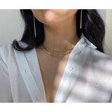Layla Chain Link Necklace - BYOUJEWELRY