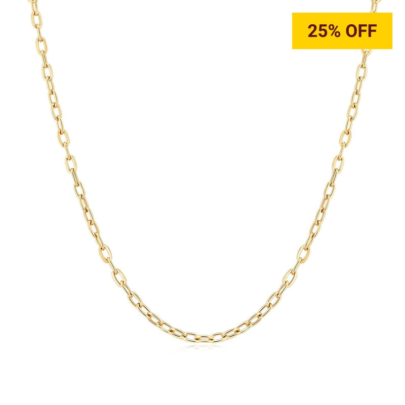 Layla Chain Link Necklace - BYOUJEWELRY