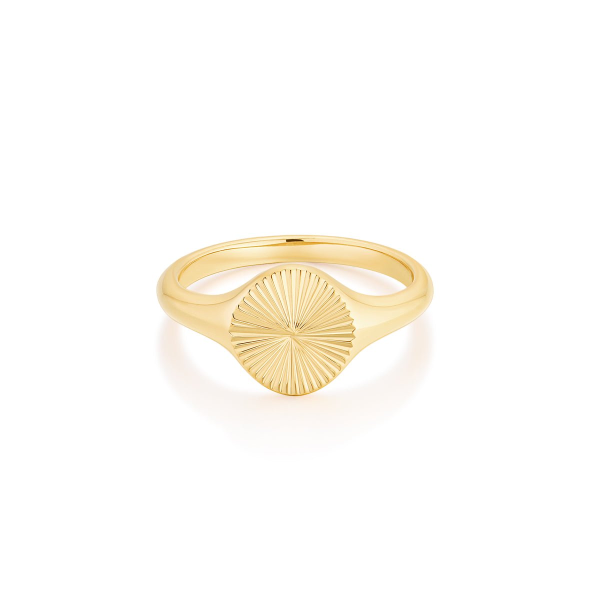 BYOU Jewelry - Gold Sunburst Stacking Ring – BYOUJEWELRY
