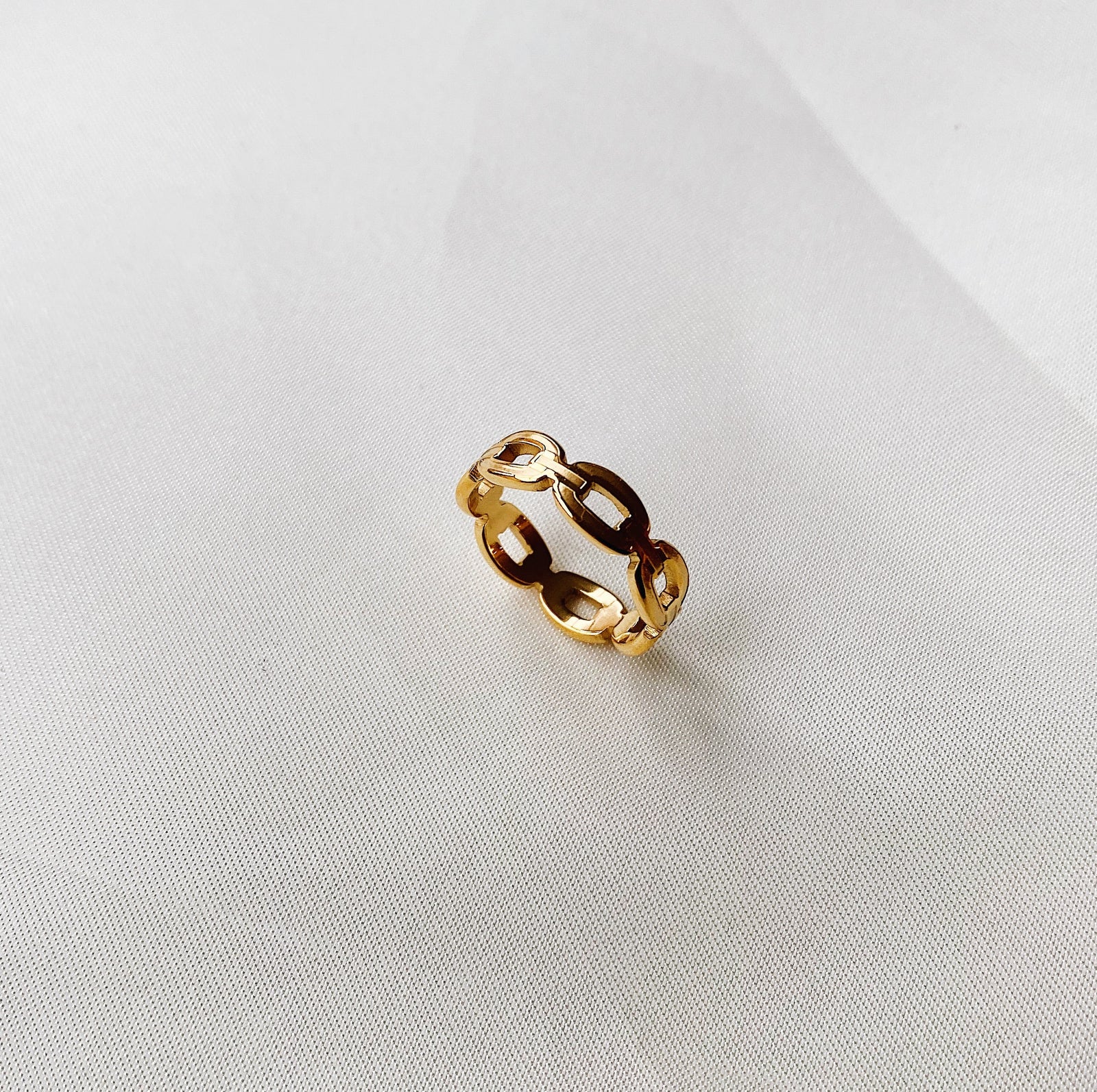 BYOU Jewelry - Gold Chain Link Ring – BYOUJEWELRY BYOU Jewelry - Gold Chain Link Ring – BYOUJEWELRY